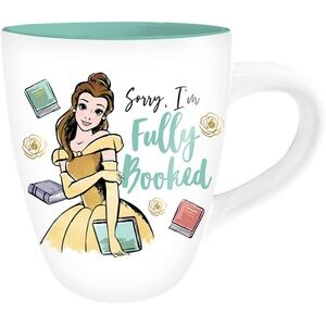 Disney Beauty & the Beast Belle “Sorry, I’m Fully Booked” XL Mug